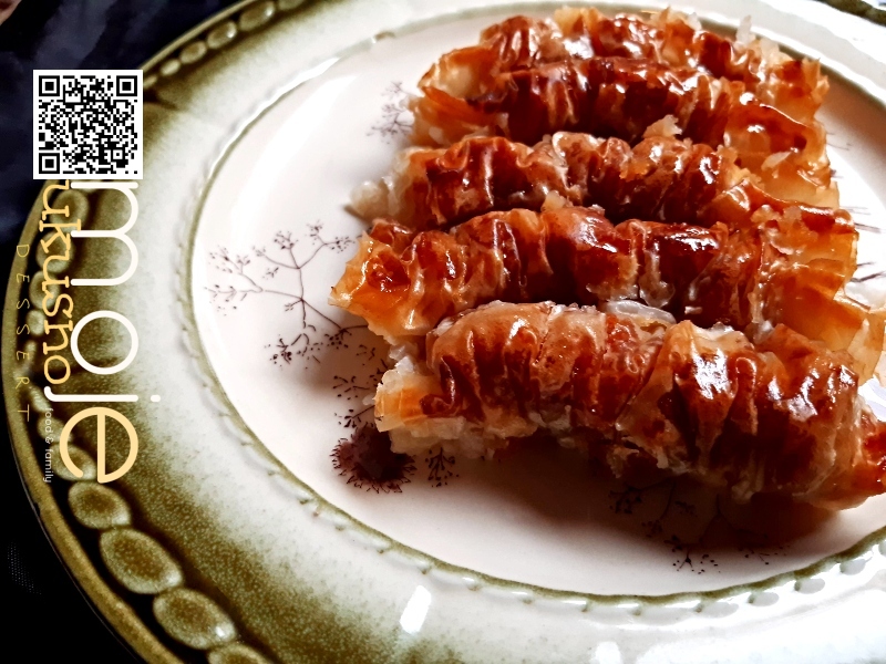 Baklava with Wafer Biscuit